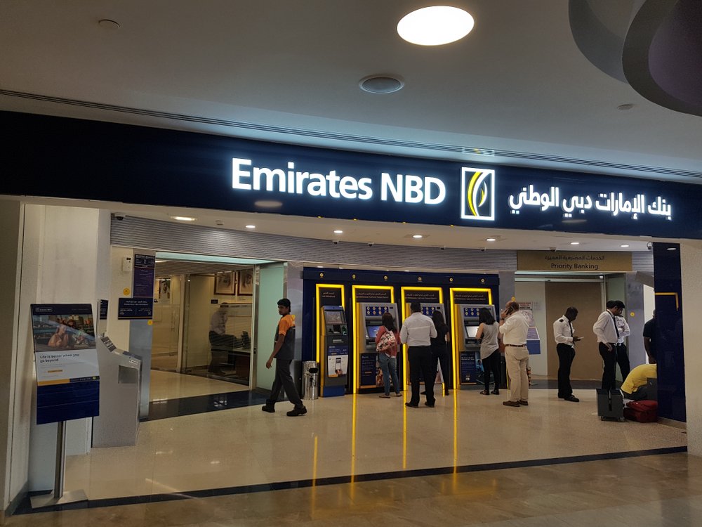 Emirates NBD branch in Dubai as the bank reports Dh6.4 billion third-quarter profit